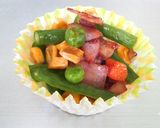 お弁当❤いんげんコーンのウェイパー炒め❤作り方5写真