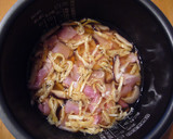 しいたけ香る♪　鶏ごぼう炊き込みご飯☆作り方4写真