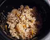 しいたけ香る♪　鶏ごぼう炊き込みご飯☆作り方6写真