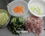 鶏肉と胡瓜、汗かきカミナリ炒め！作り方1写真