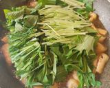 超簡単🌟水菜と油揚げのめんつゆ煮作り方5写真