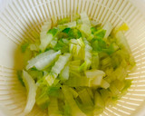 白菜とほうれん草のゆずポン和え作り方1写真