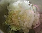 ひき肉とキムチのスタミナパスタ作り方1写真