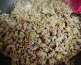 ひき肉とキムチのスタミナパスタ作り方4写真