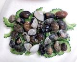 クックパーであさりとゴーヤの酒蒸し作り方2写真