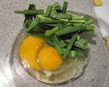男のにら卵焼き作り方1写真