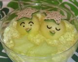 贅沢メロンとマスカルポーネのチーズケーキ作り方20写真