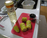 余り物の焼きとうもろこし作り方1写真