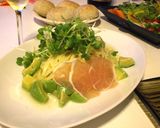 冷製パスタ☆アボカドの柚こしょうぺペロン作り方7写真