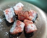 鮭と白菜のチリ味噌ソース作り方3写真