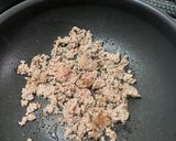 トマトとひき肉のチーズ炒め🧀🍅作り方2写真