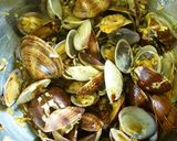 夏の涼味★あさりと水菜の中華サラダ作り方5写真