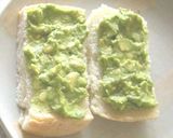 スモークサーモンとアボガドのサンドイッチ作り方3写真