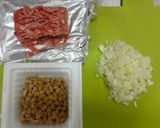 パパッと簡単☆納豆ひき肉丼作り方4写真