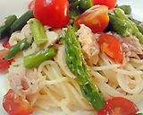 冷製パスタ☆茹でて切って混ぜるだけ!作り方5写真