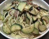 ズッキーニとナスのバジルソースパスタ作り方7写真