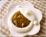 にっこり!カレー食べちゃうぞ♪デコカレー作り方2写真