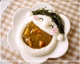 にっこり!カレー食べちゃうぞ♪デコカレー作り方3写真