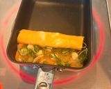 コロコロ角チーズとネギの卵焼き（お弁当）作り方5写真