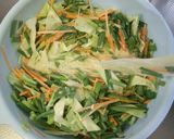 パリっもちっ★我が家の中華風野菜チヂミ作り方4写真
