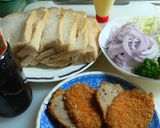 HBフランスﾊﾟﾝで作るコロッケサンド☆作り方3写真