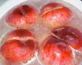 ローズ色が可愛い♪ 桃のコンポート作り方3写真