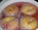 ローズ色が可愛い♪ 桃のコンポート作り方4写真