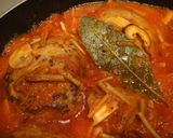 ニ度おいしい幸せキノコ煮込みハンバーグ☆作り方8写真