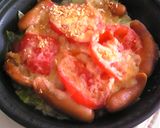 タジン鍋豚肉重ね蒸しﾄﾏﾄﾊﾞｰｼﾞｮﾝ作り方8写真