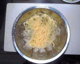 トマト缶で簡単に、冷製スープパスタ作り方4写真