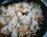 さっぱり梅チャーハン作り方3写真