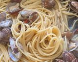 ピリッと辛いボンゴレパスタ😋作り方6写真