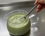 レンチン　抹茶ミルクゼリー作り方3写真