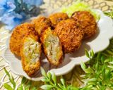 鶏むね1枚で8人前!チキンメンチカツ作り方4写真