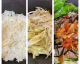 牛肉と野菜のどんぶり　和風トマトソース作り方9写真