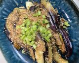焼きなす　かぶの葉のせ作り方5写真