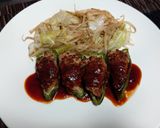 超簡単!ピーマンの肉詰め!!作り方8写真