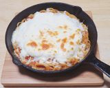 重ねて焼くだけ☆スパゲティミートグラタン作り方6写真