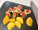 秋満喫♪いちじくと柿とルッコラのサラダ作り方4写真