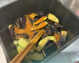 甘辛旨い！とろっと茄子のピリ辛甘味噌炒め作り方3写真