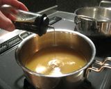 チャーハン餅で作るあんかけうどん作り方3写真