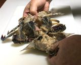 渡り蟹のグリーンカレー作り方2写真