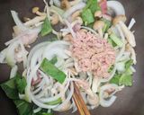 ベーコンとツナのスパゲッティ作り方3写真