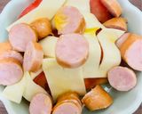 トマトのチーズ焼き×薫燻ウインナー作り方7写真