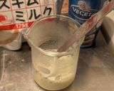 ツナとほうれん草のワンパンクリームパスタ作り方6写真