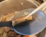 圧力鍋で作る🐮牛すじと根菜の味噌煮込み作り方8写真