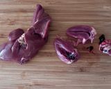 我が家の鶏レバニラ作り方1写真