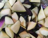 お弁当に♪時短&油少なめナスの味噌炒め作り方1写真