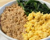 基本の三色丼・そぼろ丼👉レンジも使用して簡単に😋作り方4写真
