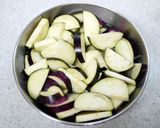 簡単♪ナスのごま味噌炒め✿作り方1写真